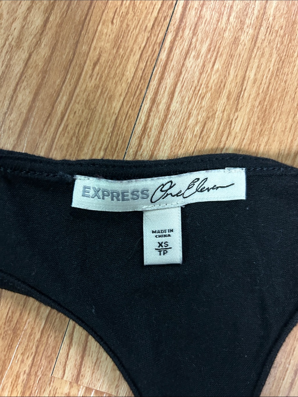 Express Black Racerback Tank Top - Picture 2 of 3